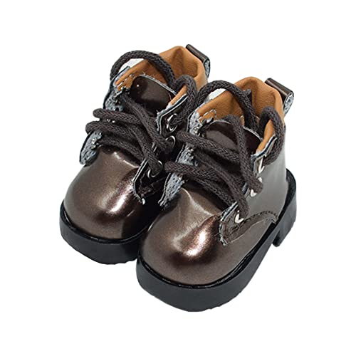 niannyyhouse Plüsch-Puppe, High Heels, Lederschuhe, Länge: 5 cm, 1/6BJD 15,2 cm, Puppenzubehör, Verkleidung, Braun niannyyhouse Plüsch-Puppe, High Heels, Lederschuhe, Länge: 5 cm, 1/6BJD 15,2 cm, Puppenzubehör, Verkleidung, Braun von niannyyhouse