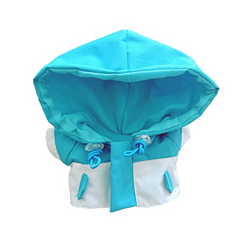 niannyyhouse Plüsch-Puppenkleidung, farbblockierend, 20 cm, Blau + Weiß von niannyyhouse