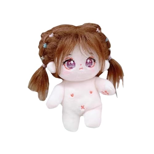 niannyyhouse Plüschpuppenkörper, humanoides Stofftier mit glänzendem Finish, Skelett-Design, 10 cm (5 mit Skelett) von niannyyhouse