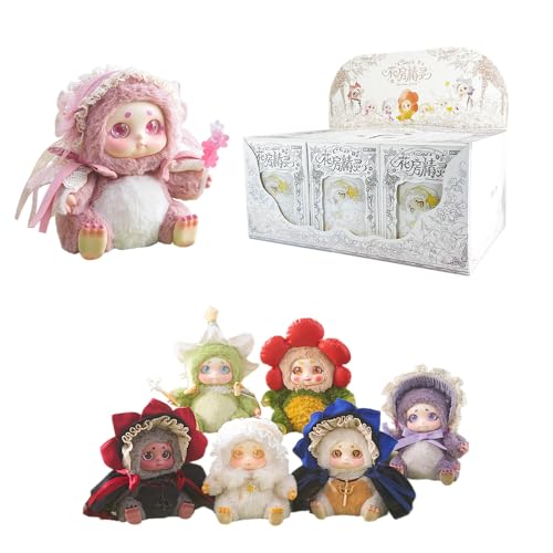 niannyyhouse Plush Blind Box Figures, 15.0 cm Action Figures Collectible Toys, Mystery Doll Blind Box (Whole Set) von niannyyhouse