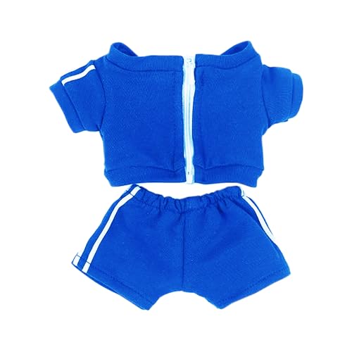 niannyyhouse Sportbekleidung Uniformen 8" 20CM Plüschpuppe Plüschfiguren Spielzeug Kleidung (Blau) von niannyyhouse