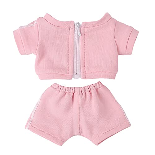 niannyyhouse Sportbekleidung Uniformen 8" 20CM Plüschpuppe Plüschfiguren Spielzeug Kleidung (Rosa) von niannyyhouse