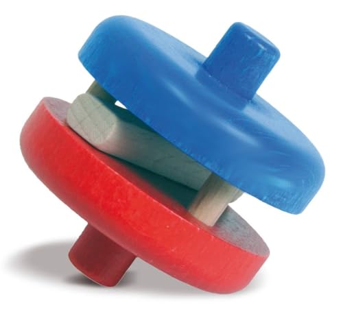 NIC 1633 MB Klapperscheibe rot/blau NIC 1633 MB Klapperscheibe rot/blau von nic - Holzspielzeug