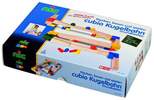 NIC 2182 cubio Kugelbahn Erweiterung von nic - Holzspielzeug