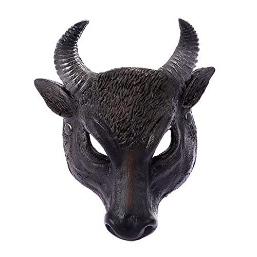 Buffalo Bullkopf Maske Tier Halbmaske gruselige Maskerade verkleiden Horror Masken Kostüm Neuheit Halloween Kostüm Party von nice--buy