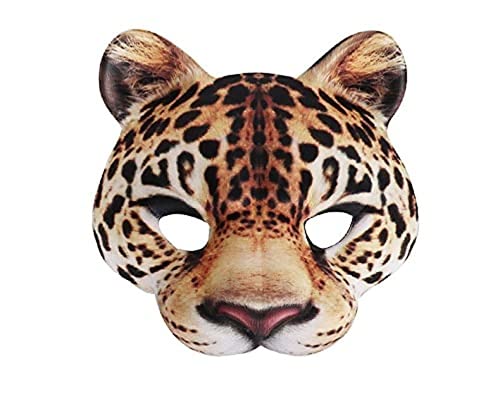 Geparden-Maske Tier Cosplay Kostüm Party Halloween Maskerade Halbgesicht Geparden-Maske Festival Cosplay Requisiten Geparden-Maske Tier Cosplay Kostüm Party Halloween Maskerade Halbgesicht Geparden-Maske Festival Cosplay Requisiten von nice--buy