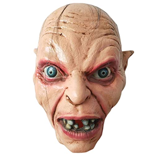 Gollum Maske Lord Ringe Halloween Kostüm Masken Party Requisiten Böser Clown Gruselige Maskerade Kleid Horror Masken von nice--buy