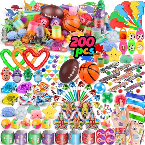 nicknack 200 Stücke Kindergeburtstag Mitgebsel Set für 5-10 Jahre – Party-Mitgebsel für Gastgeschenke, Goodie Bags & Pinata Füllung – Kleinspielzeug als Giveaways und Geschenkideen nicknack 200 Stücke Kindergeburtstag Mitgebsel Set für 5-10 Jahre – Party-Mitgebsel für Gastgeschenke, Goodie Bags & Pinata Füllung – Kleinspielzeug als Giveaways und Geschenkideen von nicknack