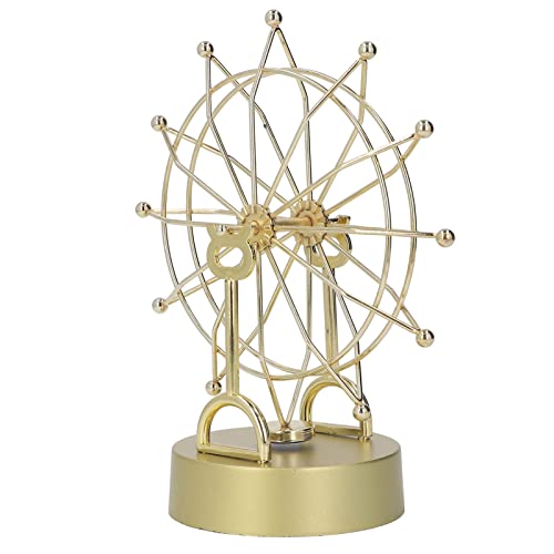 Elektronischer Riesenradschreibtisch Spielzeug Magnetrotation Perpetual Motion Home Dekoration Gold von nikusaz