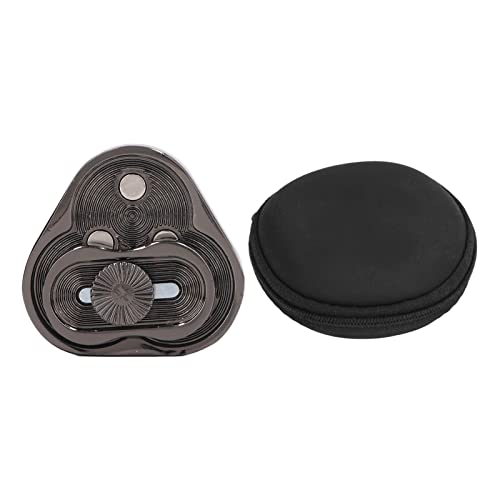 Triangle Fingertip Slider Toy, Metall Dekompressionsspielzeug für Angstlinderung, tragbares rotierendes Zappelspielzeug mit klarem Klang für ADHS, OCD, Autismus und Verbesserung von nikusaz