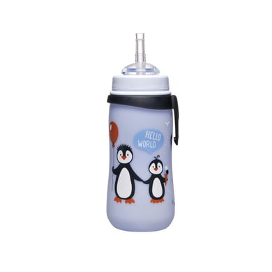 nip® Strohhalmbecher Straw Cup Boy, 330 ml Pinguine von Nip
