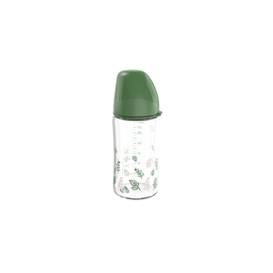 nip® Weithalsflasche cherry green Boy, 240 ml aus Glas von nip