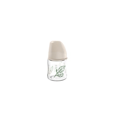 nip® Weithalsflasche cherry green Girl, 120 ml beige aus Glas von Nip
