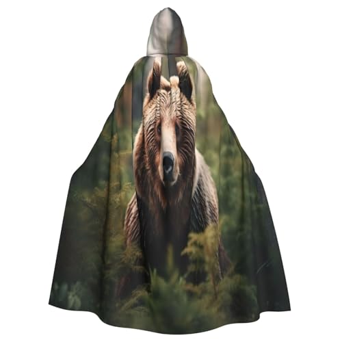 njkhbolk Bären-Tapeten-Druck, Karnevals-Umhang, Kapuzenumhang, Cosplay-Kostüm, Uni, Umhang njkhbolk Bären-Tapeten-Druck, Karnevals-Umhang, Kapuzenumhang, Cosplay-Kostüm, Uni, Umhang von njkhbolk