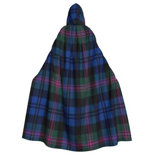 njkhbolk Blauer und grüner schottischer Schottenkaro-Druck, Karnevals-Umhang, Kapuzenumhang, Cosplay-Kostüm, Uni, Umhang njkhbolk Blauer und grüner schottischer Schottenkaro-Druck, Karnevals-Umhang, Kapuzenumhang, Cosplay-Kostüm, Uni, Umhang von njkhbolk