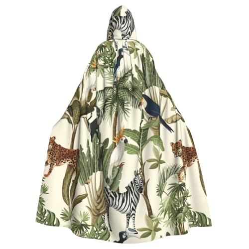 njkhbolk Kapuzenumhang mit Bäumen und Tieren, unisex, voller Länge, Halloween-Umhang, Cosplay, Karneval njkhbolk Kapuzenumhang mit Bäumen und Tieren, unisex, voller Länge, Halloween-Umhang, Cosplay, Karneval von njkhbolk