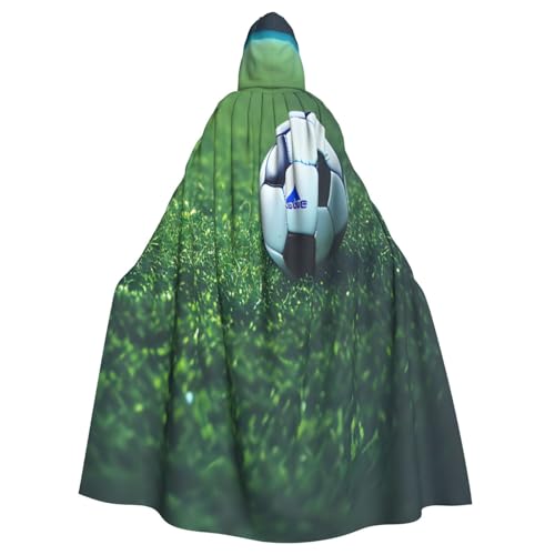 njkhbolk Karnevals-Umhang mit Fußball-Motiv, Cosplay-Kostüm, Uni, Umhang njkhbolk Karnevals-Umhang mit Fußball-Motiv, Cosplay-Kostüm, Uni, Umhang von njkhbolk