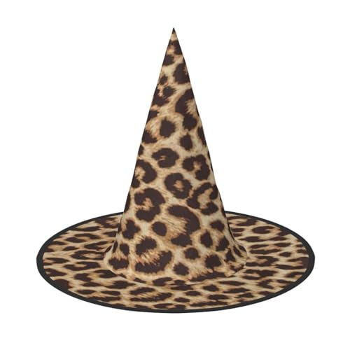 njkhbolk Modischer, lustiger Halloween-Hut mit Leopardenmuster, faltbar, Cosplay-Kopfbedeckung, Kostümzubehör njkhbolk Modischer, lustiger Halloween-Hut mit Leopardenmuster, faltbar, Cosplay-Kopfbedeckung, Kostümzubehör von njkhbolk