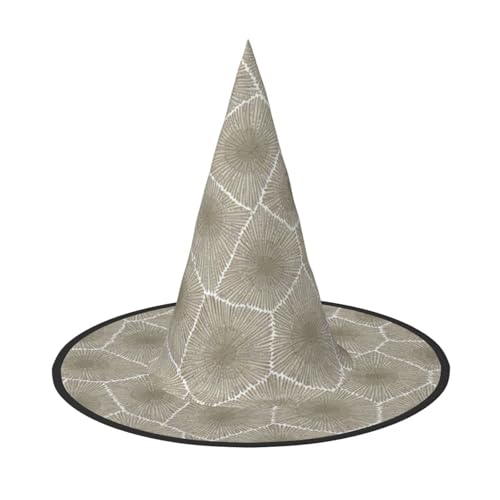 njkhbolk Modischer Petoskey-Hut mit Steindruck, Halloween, faltbar, Cosplay-Kopfbedeckung, Kostümzubehör njkhbolk Modischer Petoskey-Hut mit Steindruck, Halloween, faltbar, Cosplay-Kopfbedeckung, Kostümzubehör von njkhbolk