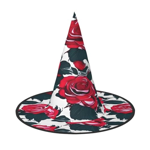 njkhbolk Modischer Rosen-Blumen-Druck, Halloween-Vollhut, faltbare Cosplay-Kopfbedeckung, Kostümzubehör njkhbolk Modischer Rosen-Blumen-Druck, Halloween-Vollhut, faltbare Cosplay-Kopfbedeckung, Kostümzubehör von njkhbolk