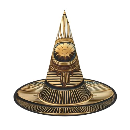 njkhbolk Modischer Sonnenhut, altägyptischer zeitloser Anmut Druck, Halloween, kompletter Hut, faltbar, Cosplay-Kopfbedeckung, Kostümzubehör njkhbolk Modischer Sonnenhut, altägyptischer zeitloser Anmut Druck, Halloween, kompletter Hut, faltbar, Cosplay-Kopfbedeckung, Kostümzubehör von njkhbolk