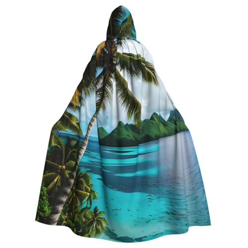 njkhbolk Norwegen Inseln Druck Karneval Umhang Kapuzenumhang Cosplay Kostüm Uni Robe Umhang von njkhbolk