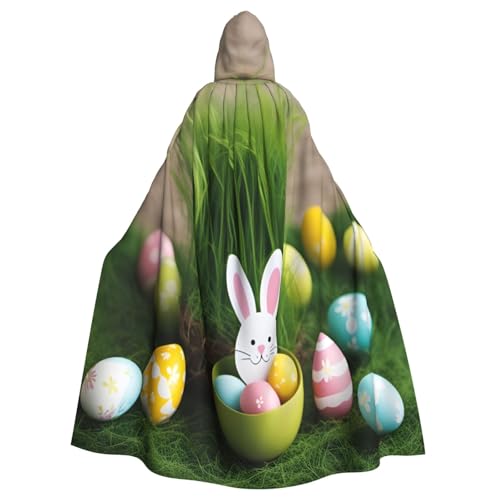 njkhbolk Osterei-Hasen-Gras-Holzdruck, Karnevals-Umhang, Kapuzenumhang, Cosplay-Kostüm, Uni, Umhang njkhbolk Osterei-Hasen-Gras-Holzdruck, Karnevals-Umhang, Kapuzenumhang, Cosplay-Kostüm, Uni, Umhang von njkhbolk