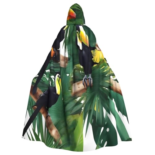 njkhbolk Tukane Papagei Palme Blätter Druck Karneval Umhang Kapuzenumhang Cosplay Kostüm Uni Robe Umhang njkhbolk Tukane Papagei Palme Blätter Druck Karneval Umhang Kapuzenumhang Cosplay Kostüm Uni Robe Umhang von njkhbolk