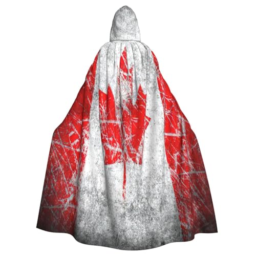 njkhbolk Umhang mit Kapuze und Kanada-Flagge, Retro-Stil, Uni, Umhang mit Kapuze njkhbolk Umhang mit Kapuze und Kanada-Flagge, Retro-Stil, Uni, Umhang mit Kapuze von njkhbolk
