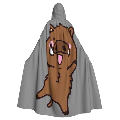 njkhbolk Unisex Jumping Boar Animation Print Full Length Hooded Cloak,Halloween Cape,Cosplay,Carnival Dress Up njkhbolk Unisex Jumping Boar Animation Print Full Length Hooded Cloak,Halloween Cape,Cosplay,Carnival Dress Up von njkhbolk