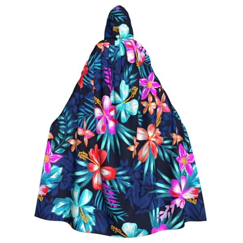 njkhbolk Unisex Kapuzenumhang mit Blumenmuster, in voller Länge, Halloween-Umhang, Cosplay, Karneval njkhbolk Unisex Kapuzenumhang mit Blumenmuster, in voller Länge, Halloween-Umhang, Cosplay, Karneval von njkhbolk