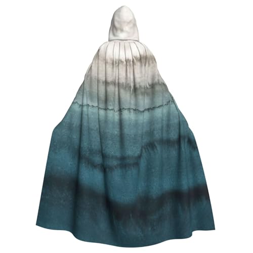 njkhbolk Unisex Umhang mit Kapuze in voller Länge, Halloween-Umhang, Cosplay, Karnevalskostüm von njkhbolk
