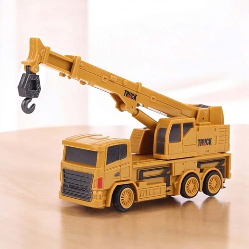 Rc ferngesteuerter Kran, Baustellen-Fahrzeug, Baukran, realistisches Bagger-Spielzeug mit robuster Konstruktion, inkl. Fernsteuerung und integriertem Akku, Kranmodell für Kinder, Erwachsene u. Sammler von njoyn