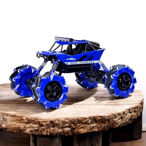 RC ferngesteuerter 4WD Off-Road Rock Crawler, 26cm Kletter-Fahrzeug programmierbar u. omnidirektional m. Musik, LED, Tanz-Demo, Profilreifen für a. Terrains, Stunt-Auto Spielzeug, Kinder u. Erwachsene RC ferngesteuerter 4WD Off-Road Rock Crawler, 26cm Kletter-Fahrzeug programmierbar u. omnidirektional m. Musik, LED, Tanz-Demo, Profilreifen für a. Terrains, Stunt-Auto Spielzeug, Kinder u. Erwachsene von njoyn