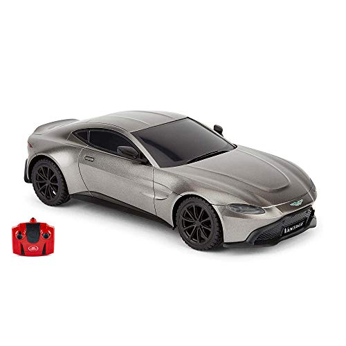 RC ferngesteuertes Auto im offiziell lizenziertem Design, Kompatibel mit Aston Martin Vantage, Modell-Maßstab 1:24 mit LED-Frontbeleuchtung, 2.4 GHz Lizenz-Fahrzeug, Spielzeug f. Kinder und Erwachsene RC ferngesteuertes Auto im offiziell lizenziertem Design, Kompatibel mit Aston Martin Vantage, Modell-Maßstab 1:24 mit LED-Frontbeleuchtung, 2.4 GHz Lizenz-Fahrzeug, Spielzeug f. Kinder und Erwachsene von njoyn