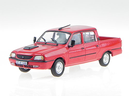Dacia 1307 Double Cab rot Ostalgie Modellauto in Vitrine 1:43 von nn