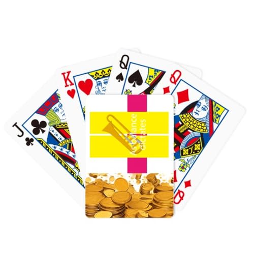 no/no Balance Art Musikinstrumente Gold Poker Spielkarte Klassisches Spiel von no/no