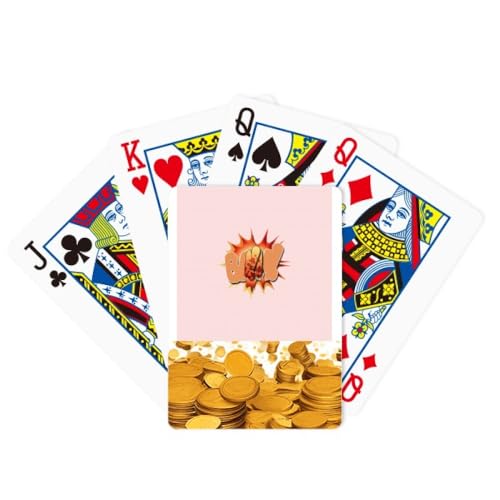 no/no Boom Cartoon Spark Art Deco Fashion Gold Poker Spielkarte Klassisches Spiel von no/no