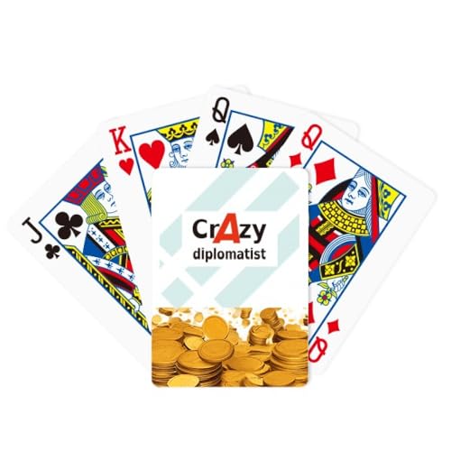 no/no Brief Best Cool Diplomatist Occupation Gold Poker Spielkarte Klassisches Spiel von no/no