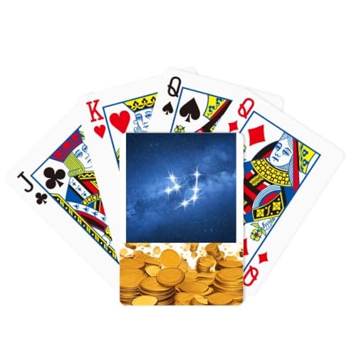 no/no Capable Prudent Beautiful Lucky Stars Gold Poker Playing Card Classic Game von no/no