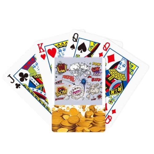 no/no Cartoon Dialogbox Diagramm Gold Poker Spielkarte Klassisches Spiel von no/no