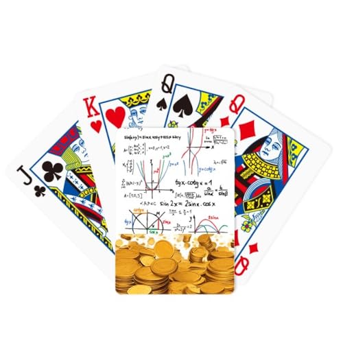 no/no Formula Function Aggregation Curve Gold Poker Playing Card Classic Game von no/no