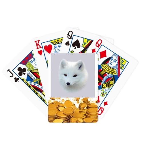 no/no Fox Body Animals Eyes Art Deco Fashion Gold Poker Spielkarte Klassisches Spiel von no/no