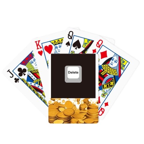 no/no Löschen Leere Discard Keyboard Gold Poker Spielkarte Klassisches Spiel von no/no