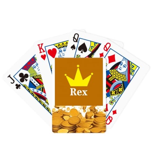no/no Rex Authority King Commander Kether Gold Spielkarte klassisches Spiel von no/no