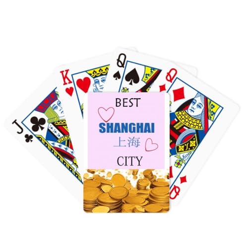 no/no Shanghai Sign Art Deco Fashion Gold Spielkarte Klassisches Spiel no/no Shanghai Sign Art Deco Fashion Gold Spielkarte Klassisches Spiel von no/no