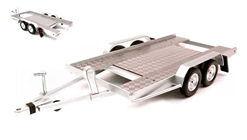 Modell in Skala kompatibel mit Autotrailer Silber 1:18 IXO Modell TRL005-18 von no marca