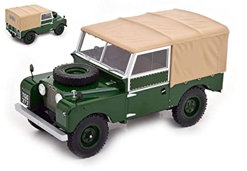 Modell in Treppe, kompatibel mit Land Rover Series I Dark Green/Beige 1:18 ModellCARGROUP MCG18179 von no marca
