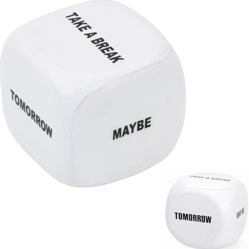 2er Set Doppelset Knautschwürfel Anti Stress Würferl Quetschwürfel als Entscheidungsfilfe Stressabbau - das Geschenk für Kollegen Studenten Freunde - Büro Spielzeug Gadget Nicht nur für Manager 6 cm 2er Set Doppelset Knautschwürfel Anti Stress Würferl Quetschwürfel als Entscheidungsfilfe Stressabbau - das Geschenk für Kollegen Studenten Freunde - Büro Spielzeug Gadget Nicht nur für Manager 6 cm von noTrash2003