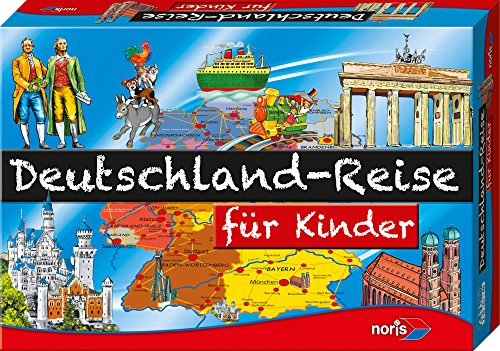 Noris 606013760 - Deutschland Reise für Kinder, Kinderspiel von Noris